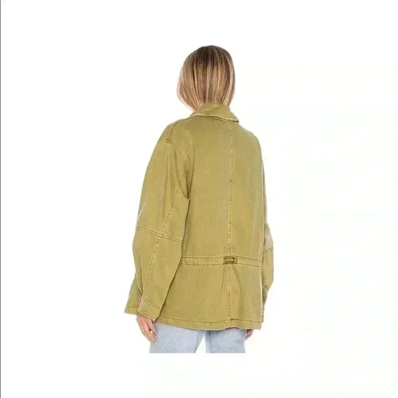 Free People The Day Green Military Jacket - Picture 3 of 5